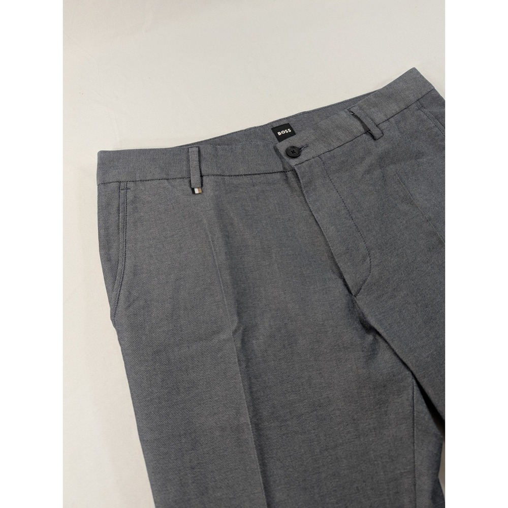 Hugo Boss Pants‎ Mens 34x27 Birdseye Chino Stretch Casual Workwear Cotton Poly